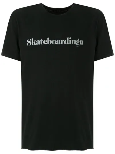 Osklen Slogan-print T-shirt In Black