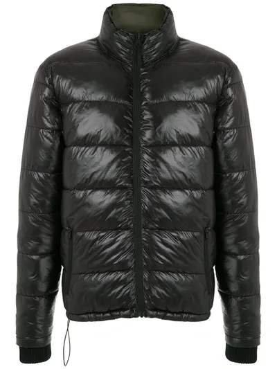 Osklen Stand-collar Puffer Jacket In Black