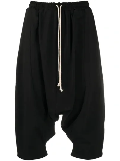 Alchemy Drawstring Cropped Trousers In Black