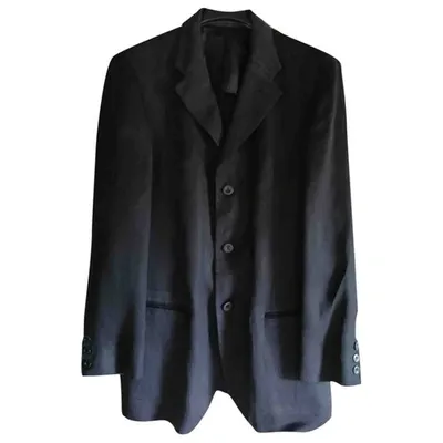 Pre-owned Armani Collezioni Vest In Black