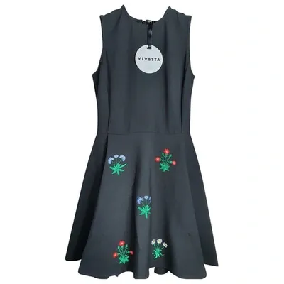 Pre-owned Vivetta Mid-length Dress In Black