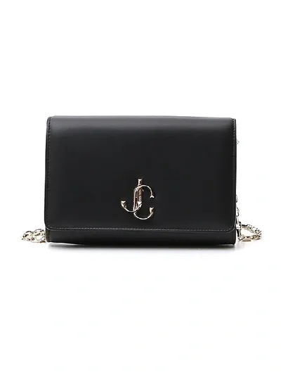 Jimmy Choo Varenne Clutch Bag In Black