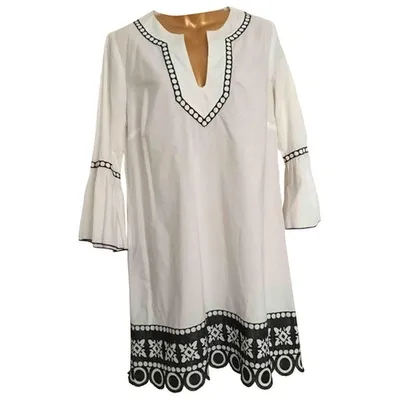 Pre-owned Anna Sui Mini Dress In White