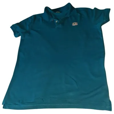 Pre-owned Napapijri Blue Cotton T-shirt