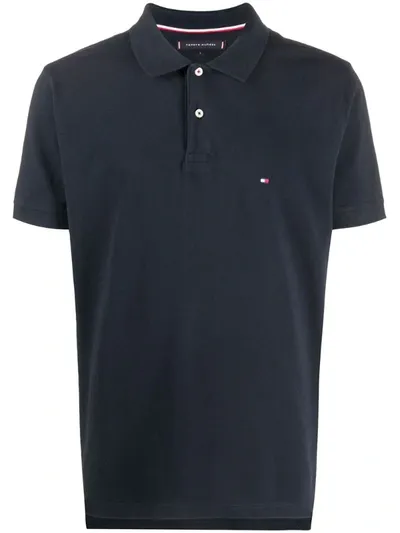 Tommy Hilfiger Short Sleeve Blue Polo Shirt