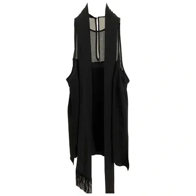 Pre-owned Elizabeth And James Silk Vest In Black