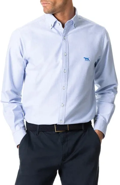 Rodd & Gunn North Island Solid Button-down Shirt In Sky