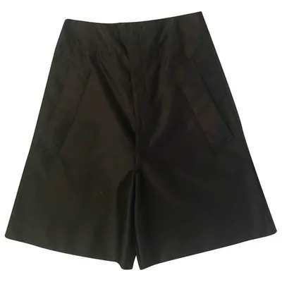 Pre-owned Miu Miu Short Pants In Black