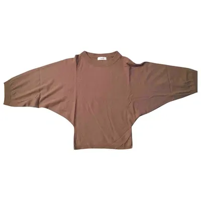 Pre-owned Jucca Wool Jumper In Camel