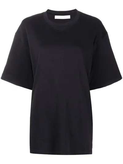 Fenty Taffeta-lined Short-sleeve T-shirt In Black