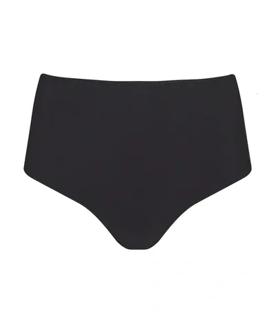 Totême High-rise Recycled-fibre Bikini Briefs In Black