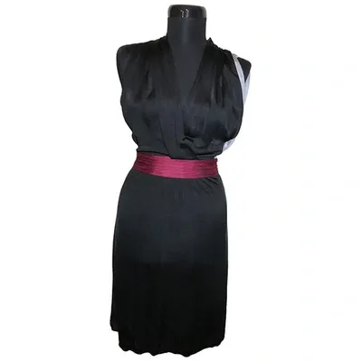 Pre-owned Ted Baker Mid-length Dress In Black