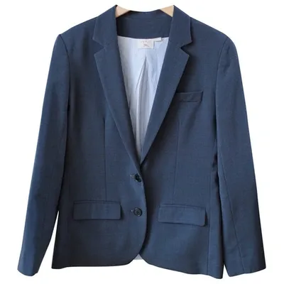 Pre-owned Soeur Wool Blazer In Anthracite