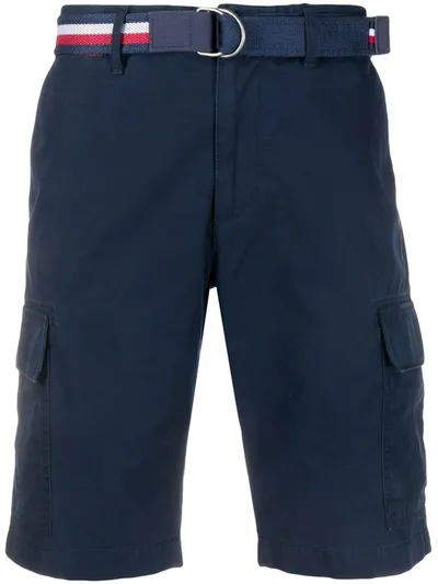 Tommy Hilfiger Lightweight Cargo Shorts In Blue