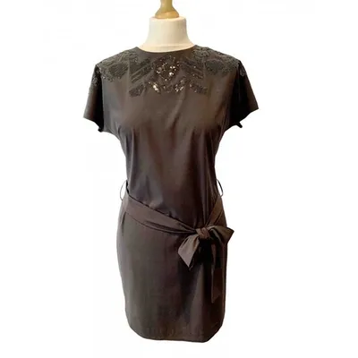 Pre-owned Emporio Armani Mini Dress In Black