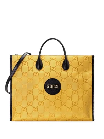 Gucci Off The Grid Gg Supreme Tote Bag In Yellow