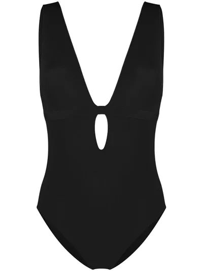 Wolford Cara Sustainable One Piece Swimsuit In Black