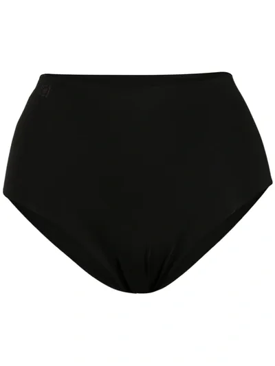 Wolford Cara Sustainable High Bikini Bottoms In Black