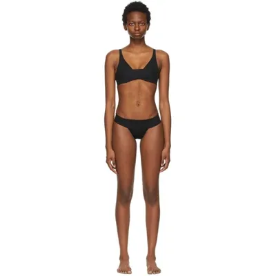 Wolford Sustainable Cara Lycra Bikini Top In Black