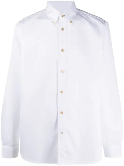 Paul Smith Button Down Shirt In White