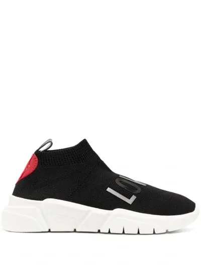 Love Moschino Slip On Woman  Sneakers In Black