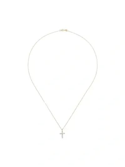 Mateo 14kt Gold Diamond-embellished Cross Necklace