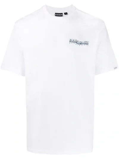 Napapijri Sole Graphic-print T-shirt In White