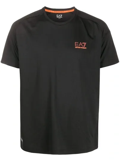 Ea7 Ventus Tech Training Shirt In Black