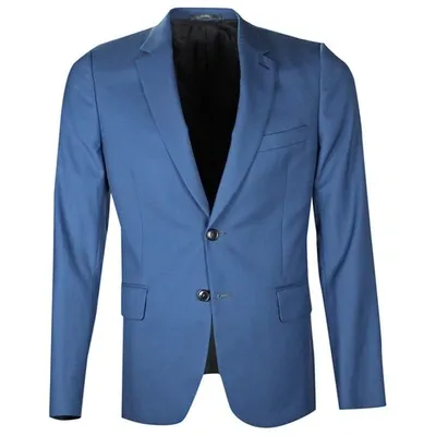 Pre-owned Paul Smith Wool Jacket In Blue