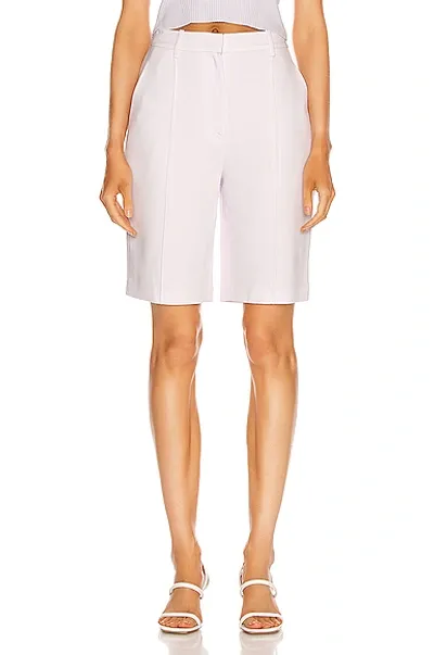 Jonathan Simkhai Sky Crepe Bermuda Short In Lilac