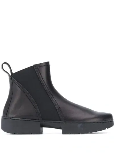 Trippen Work Waw Ankle Boots In Black