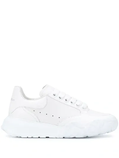 Alexander Mcqueen Runway Chunky-sole Sneakers In White