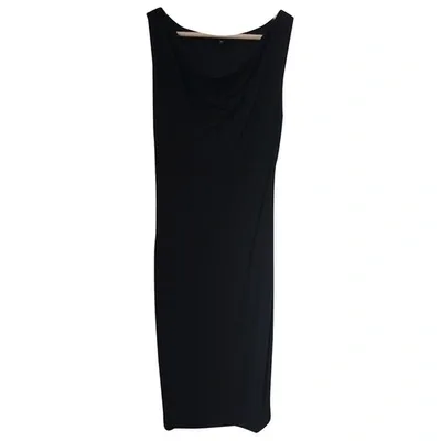 Pre-owned Emporio Armani Maxi Dress In Black