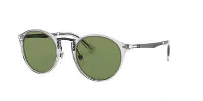 Persol Po3248s Transparent Grey Unisex Sunglasses - Atterley In Grau