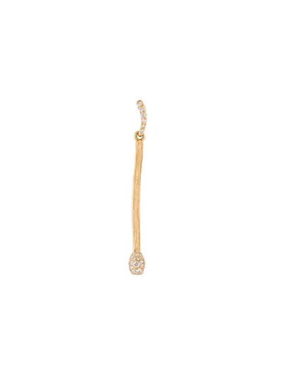 Aurelie Bidermann 'match' Diamond Pendant In Metallic