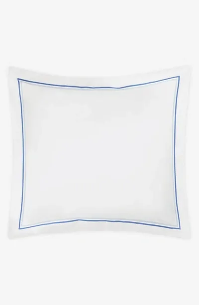 Matouk Essex Cotton Percale Euro Sham In Azure