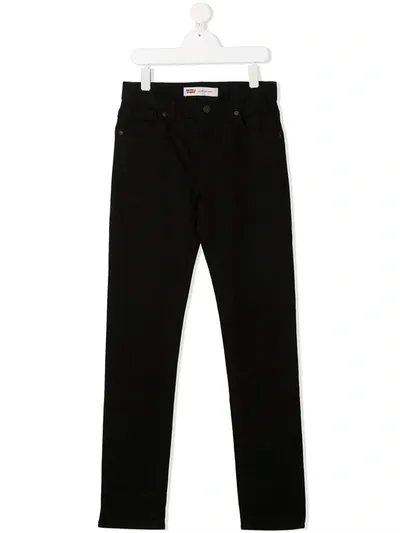 Levi's Teen 510 Skinny-fit Jeans In Black