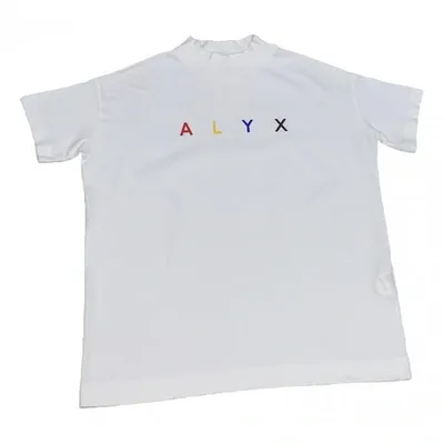 Pre-owned Alyx T-shirt In White