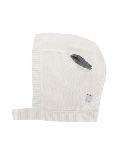 Stella Mccartney Babies' Knitted Sheep-style Hat In White