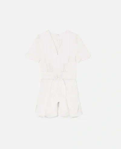 Stella Mccartney White Lila Playsuit