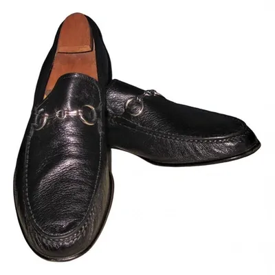 Pre-owned Bally Leather Flats In Black