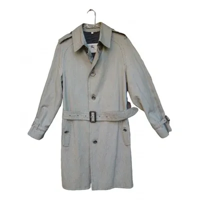 Pre-owned Burberry Trench In Beige