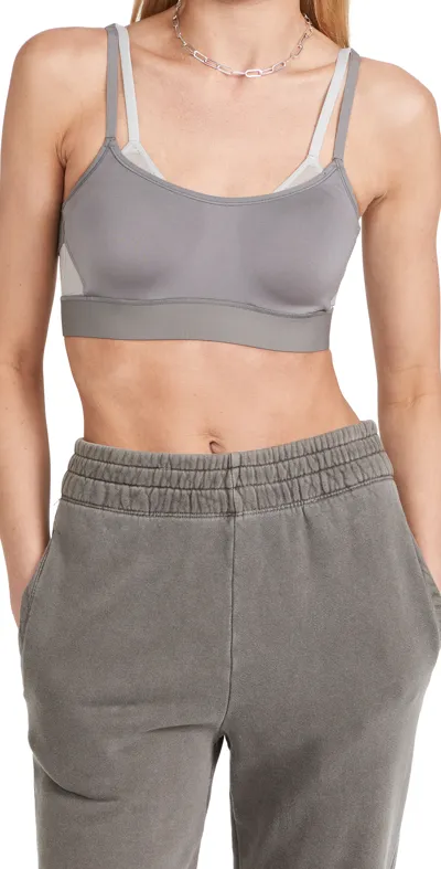 Natori Gravity High Impact Underwire Sports Bra In Grey,lead