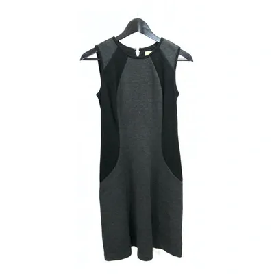 Pre-owned Michael Kors Mid-length Dress In Grey