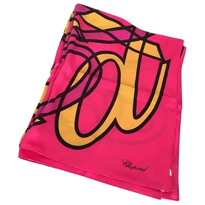 Pre-owned Chopard Silk Scarf In Multicolour