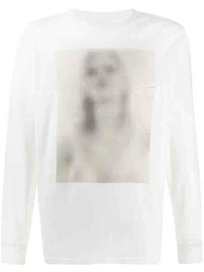 Takahiromiyashita The Soloist Takahiromiyashita Thesoloist. Long Sleeve Untitled Tee In White