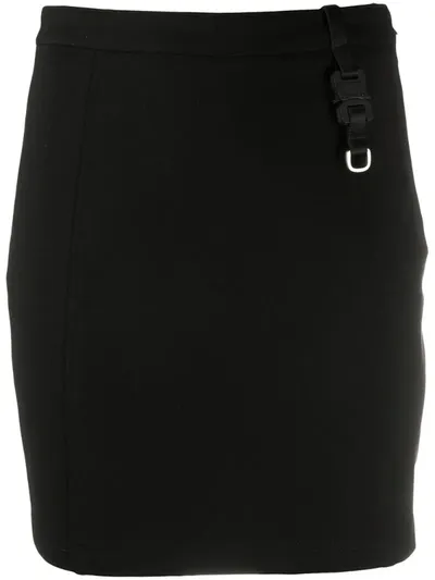 Alyx Viscose Blend Jersey Mini Skirt In Black