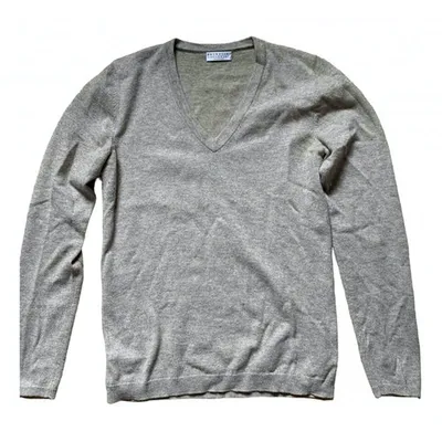 Pre-owned Brunello Cucinelli Cashmere Jumper In Grey