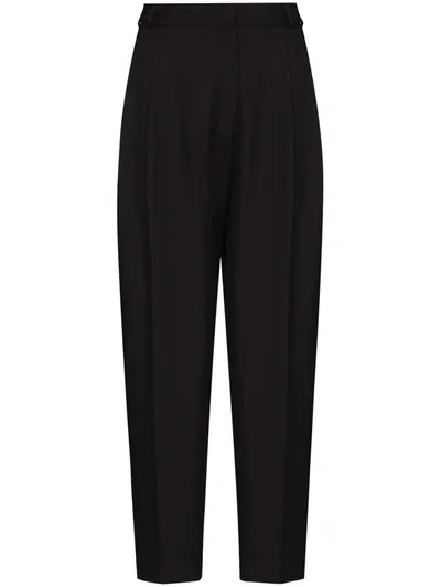 Anouki Black High Waist Tailored Trousers