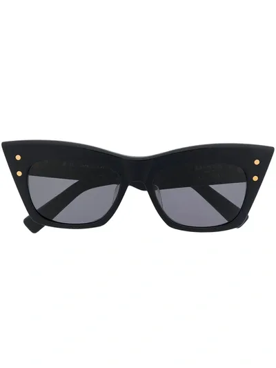 Balmain Eyewear X Akoni B-ii Sunglasses In Black